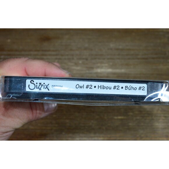 Sizziz Bigz Machine Owl #2 Die Large Black Cut Papercrafts Scrapbooking Cardmaki - Picture 3 of 9